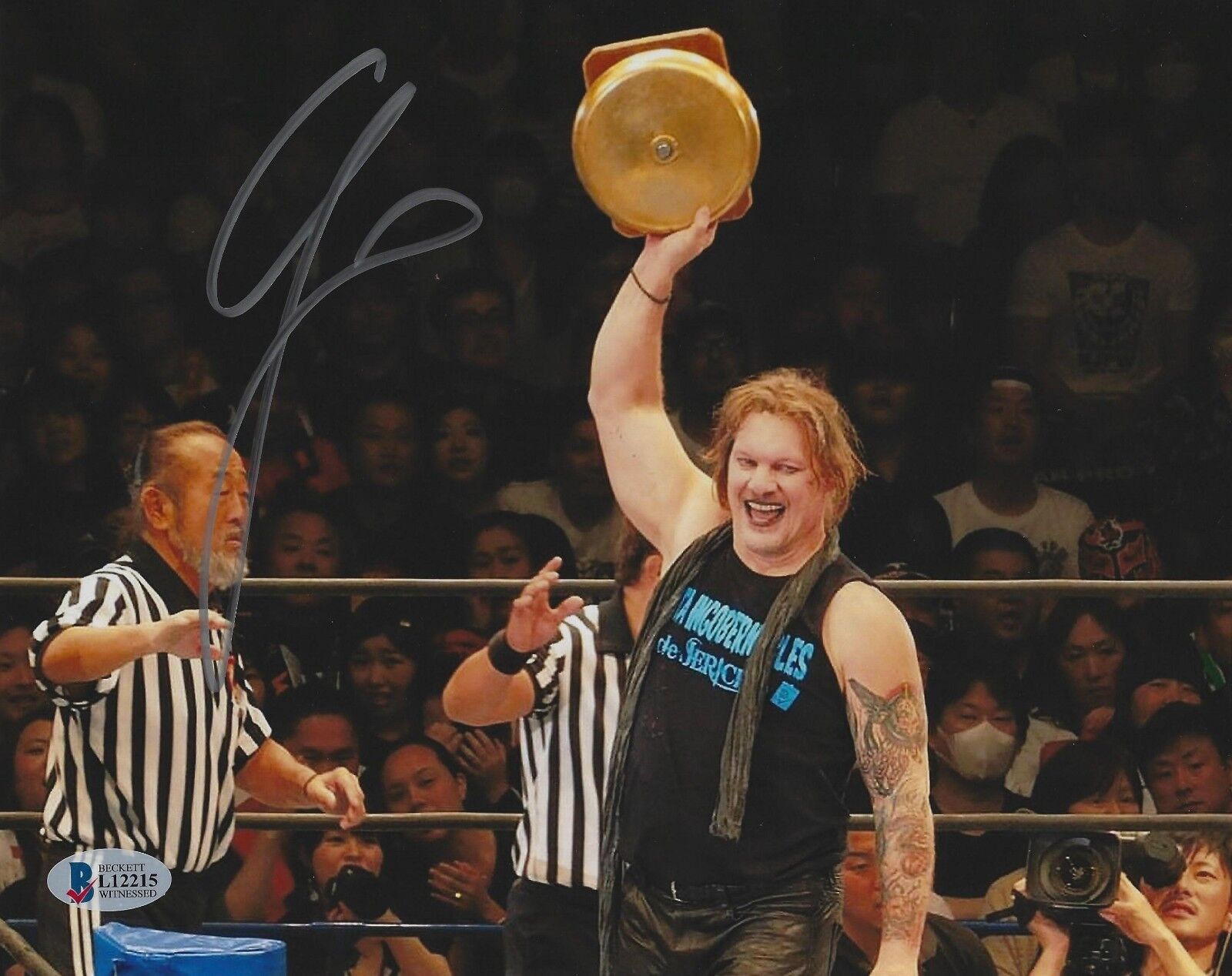 Chris Jericho Signed WWE 8x10 Photo Poster painting BAS Beckett COA New Japan Pro Wrestling Auto