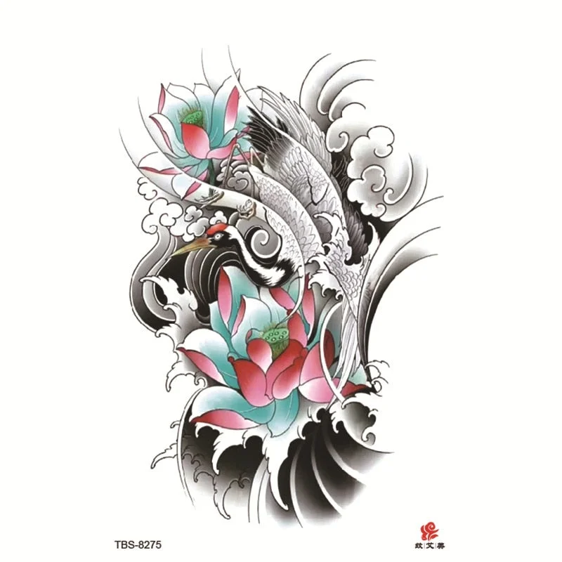 Waterproof Temporary Tattoo Sticker Warrior Girl Flash Tattoos Beauty Portrait Angel Body Art Arm Fake Tatoo Women arm tattoo