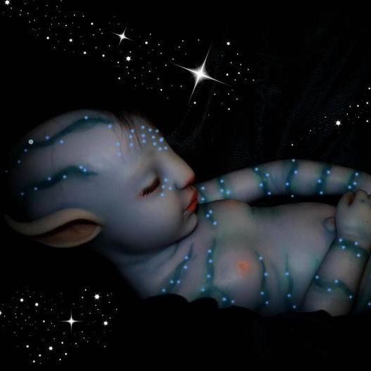 Avatar Boy 20'' Soft Jobe Truly Handmade Silicone Reborn Baby Glow Doll 2022 -Creativegiftss® - [product_tag] Creativegiftss.com