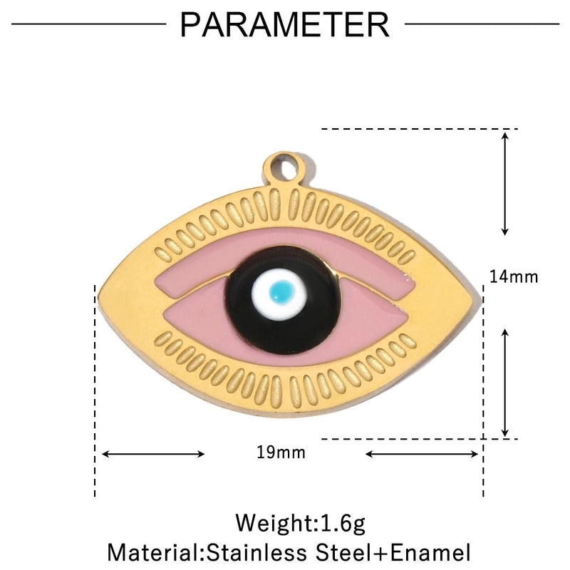 3 PCS/Package 12*17mm 17*14mm 19*14mm 304 Stainless Steel Water Droplets Jewelry Accessories Pendant