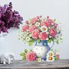 (US Local)Acrylic Special Shaped Rose Bouquet DIY Table Top Diamond Painting Ornament Kits