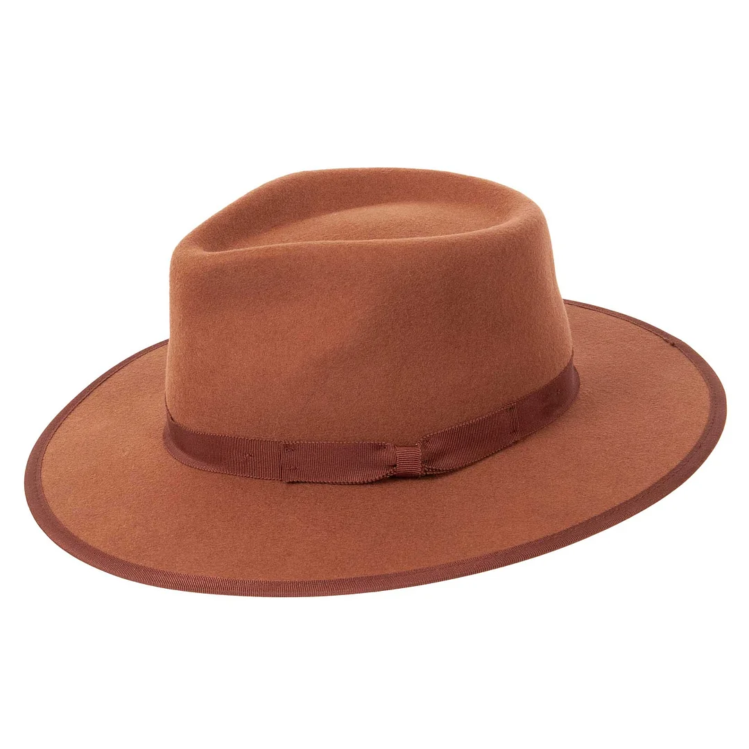 Bondi - Mens Wide Brim Felt Fedora Hat