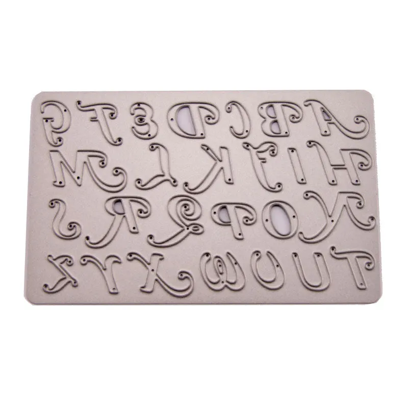 Metal DIY Scrapbooking Photo Numeral Alphabet Letter Die Cutting Dies Decor Embossing Craft Card Emboss Template