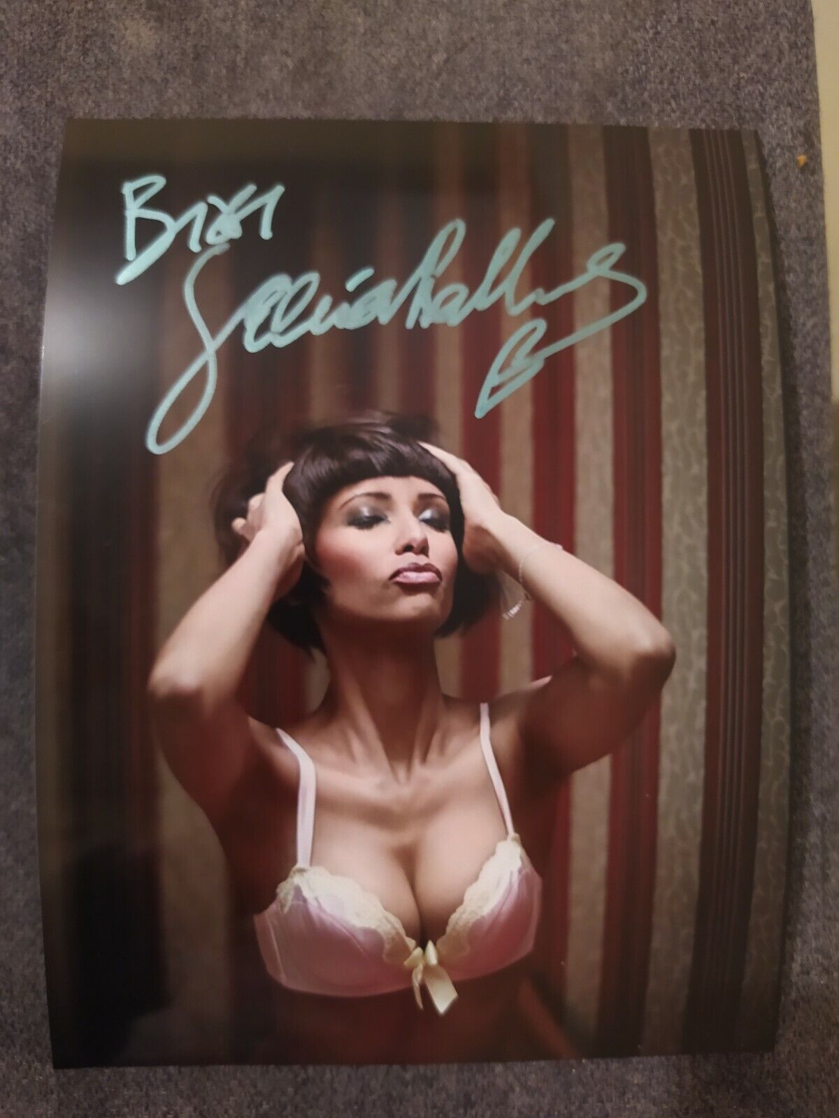 Sonia Rolland x2 autographe signed Autographed Photo Poster painting dédicace