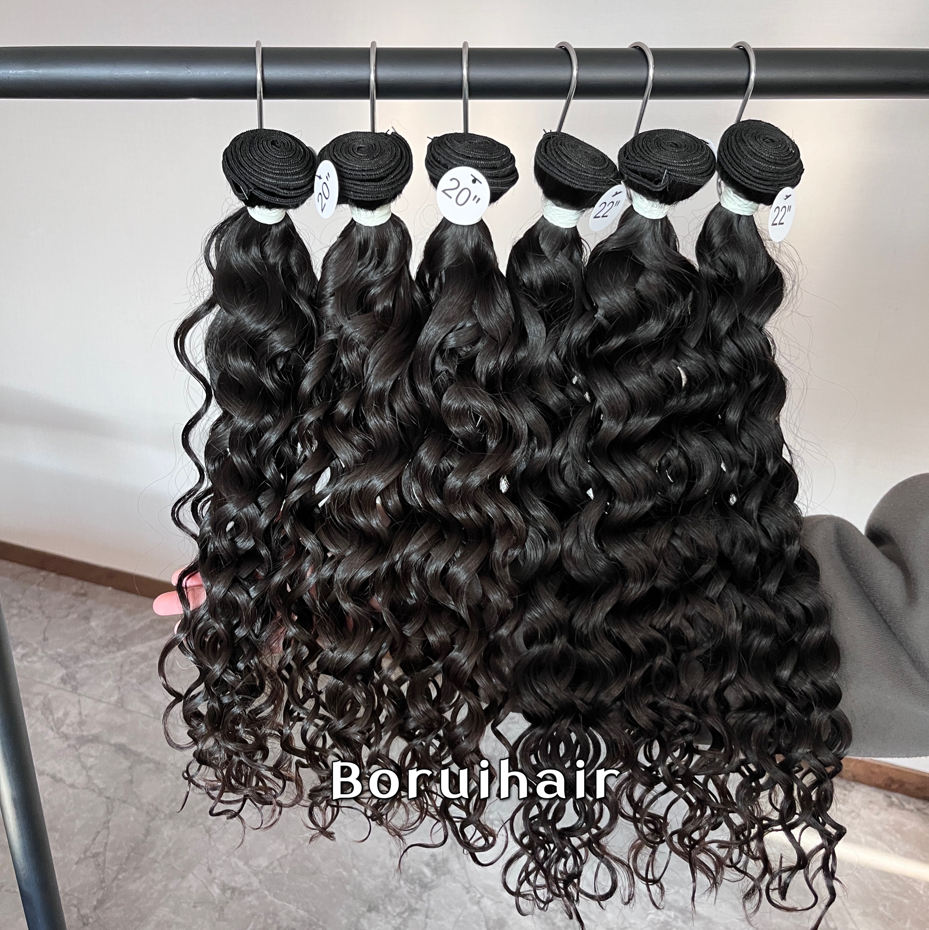3PCS Water Wave Top Raw Hair Bundles 100% human hair Bundle Deals