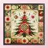 Stitching Christmas Tree-14CT Stamped Cross Stitch 40*40cm/15.75*15.75in tapestrymarket
