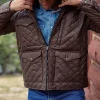 Men's Retro Thicken Pocket Turn-Down Collar Cotton Down Coat