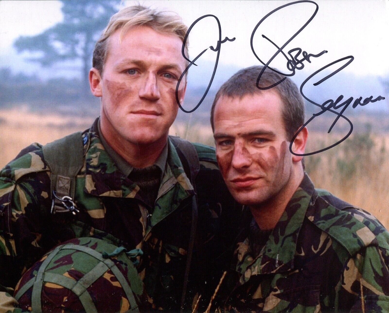 Actor Robson Green signed 8x10 SOLDIER SOLDIER Photo Poster painting - UACC DEALER