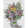 (Stamped/Counted) Colorful Vases-14CT Cross Stitch 33*44cm/12.99*17.32in