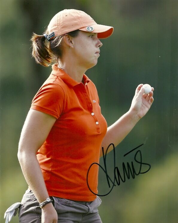 LPGA Karine Icher Autographed Signed 8x10 Photo Poster painting COA