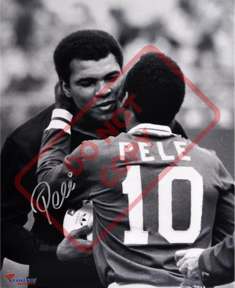 Pele 8.5x11 Autographed Signed Reprint Photo Poster painting