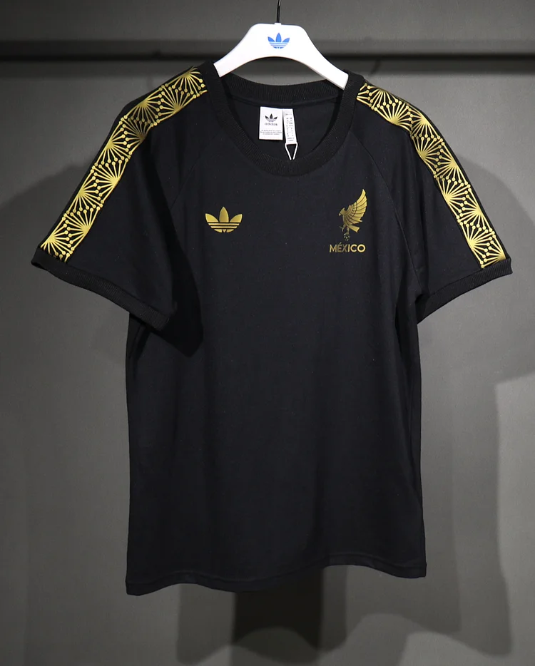 2025 Mexico Black Casual T-Shirt