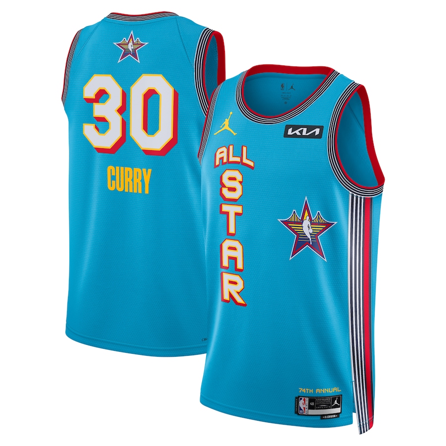 Unisex Stephen Curry Brand Light Blue 2025 NBA All-Star Game Swingman Jersey mysite