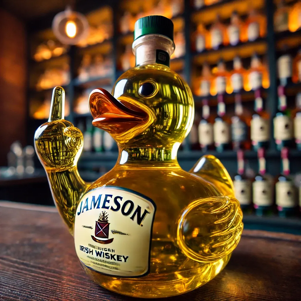 Middle Finger Duck Bottle