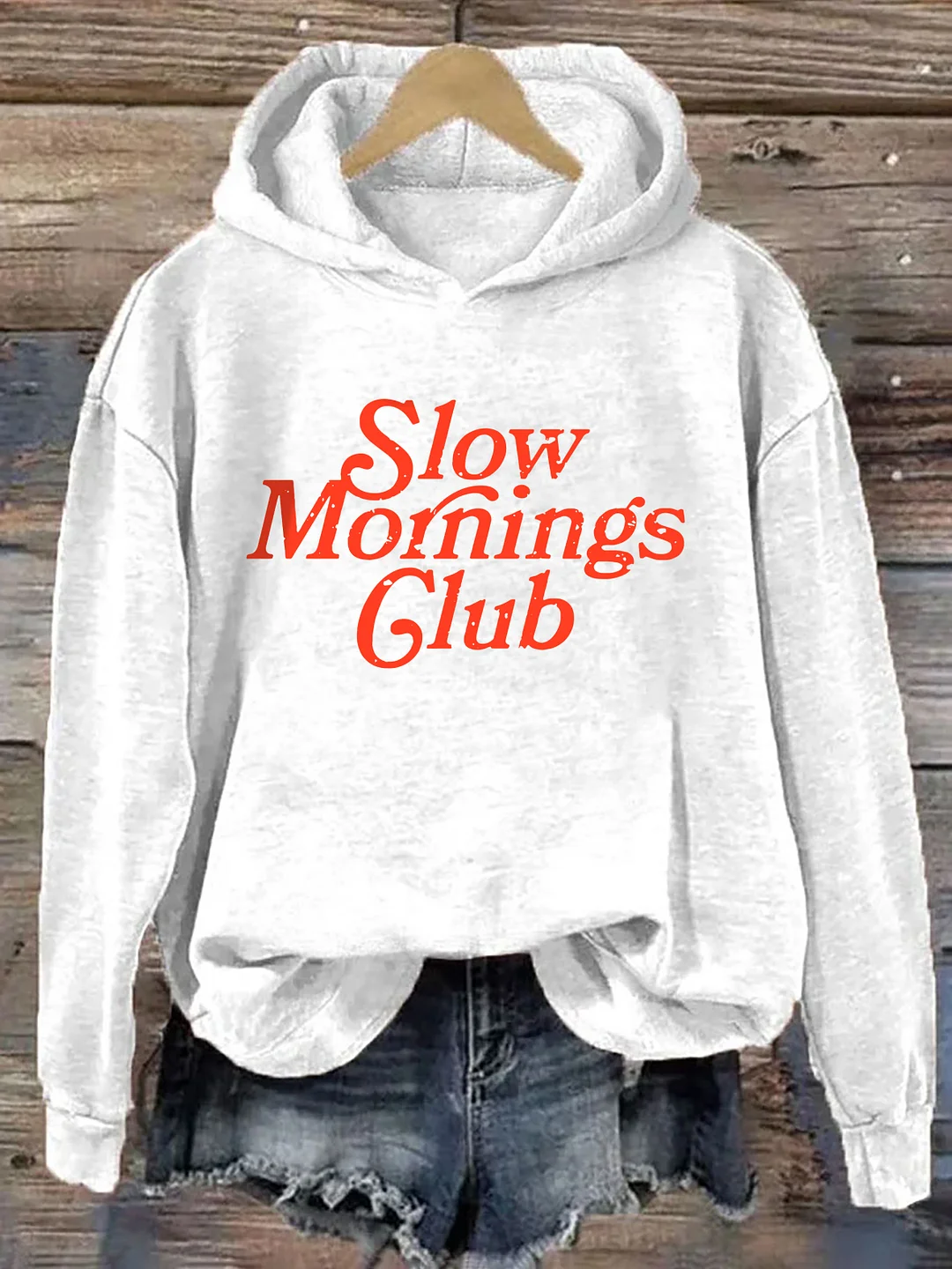 Slow Mornings Club Hoodie