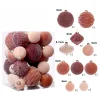35PCS Christmas Tree Velvet Hanging Decor Balls