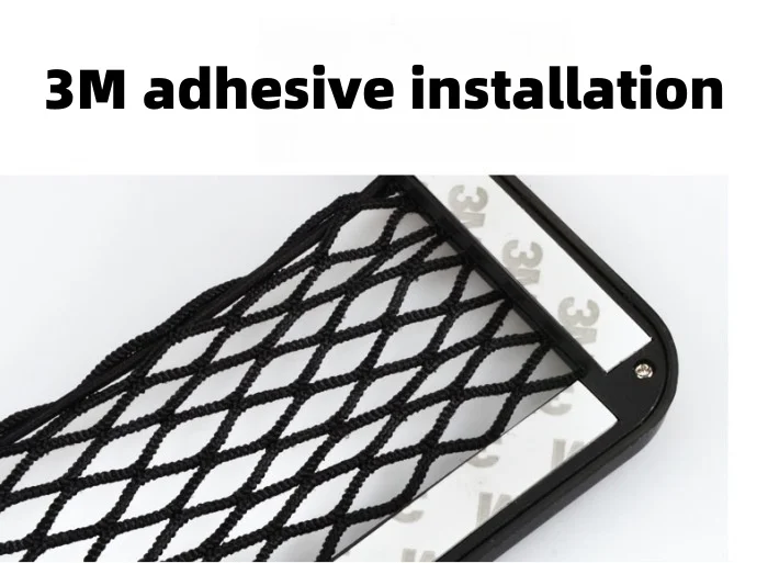 Multifunctional car storage net bag