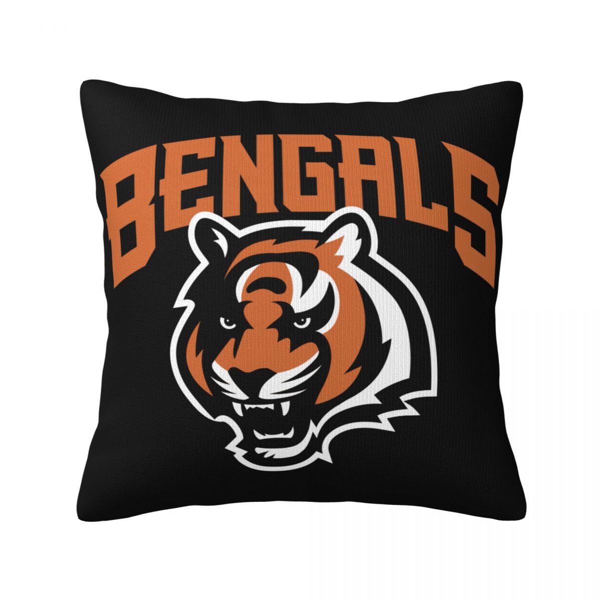 Cincinnati Bengals Logo Throw Pillows 18 x 18 inch