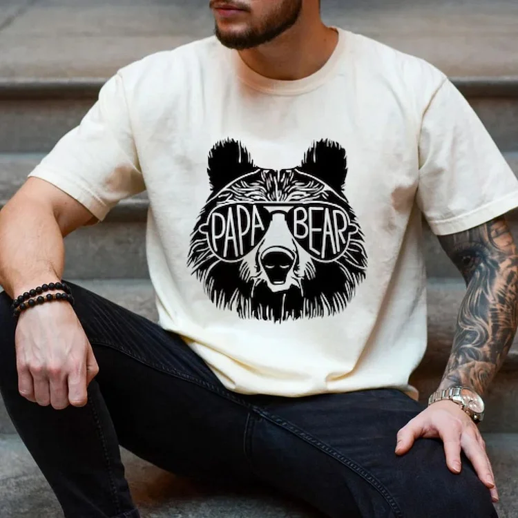 Papa Bear Shirt, Father's Day Shirt, Gift For Dad, Daddy Bear Shirt, New Dad Shirt, Father's Day Gift