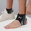 Ankle Brace Adjustable Ankles Compression Support Strap Lace-Up Ankle Protector Elastic Supports Foot Sleeves For Women & Men Daily Sport Gym Workout Weightlifting