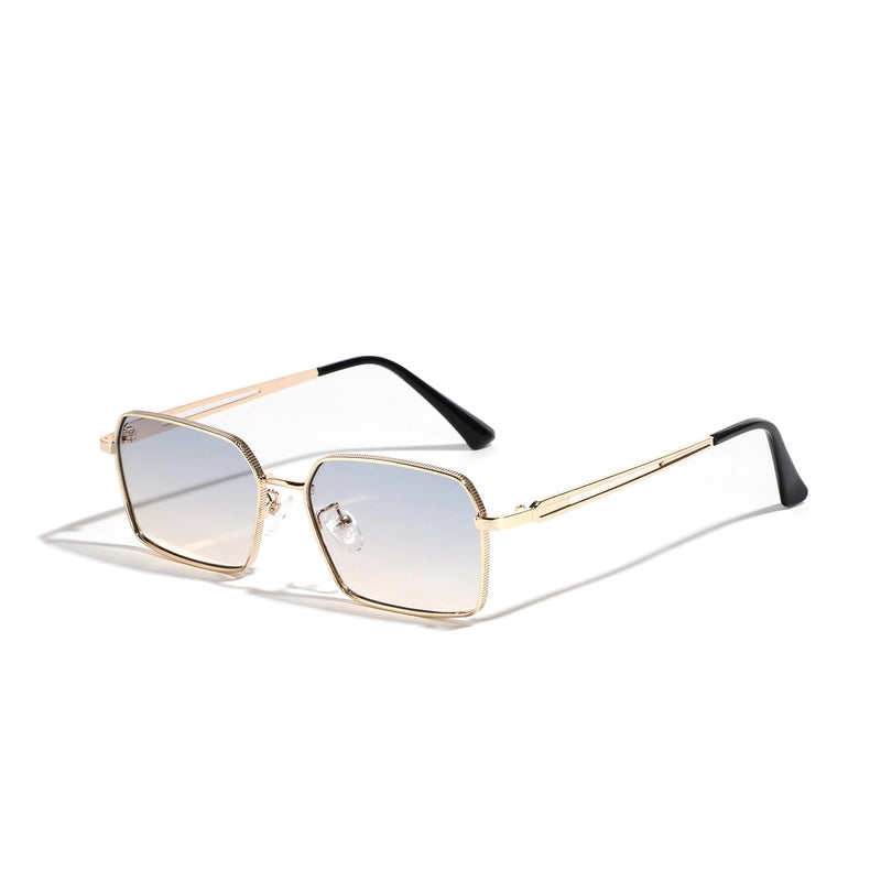 Vacation Minimalist Color Block Ac Square Full Frame Women’s Sunglasses