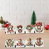 8PCS DIY Diamond Art Greeting Cards Congratulations Cards & Gifts (Christmas)