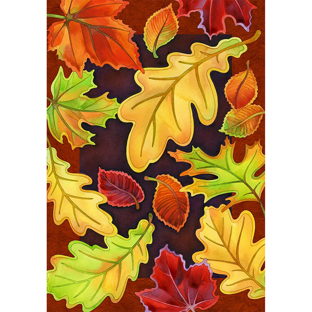 

30*40CM Round Drill Diamond Painting-Vibrant Flower, 501 Original
