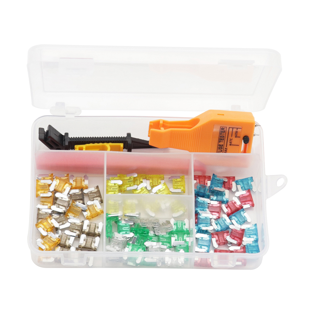 

88x 5/7.5/10/15/20/25/30A Mini Blade Car Fuse Assorted Set with Plastic Box, 501 Original