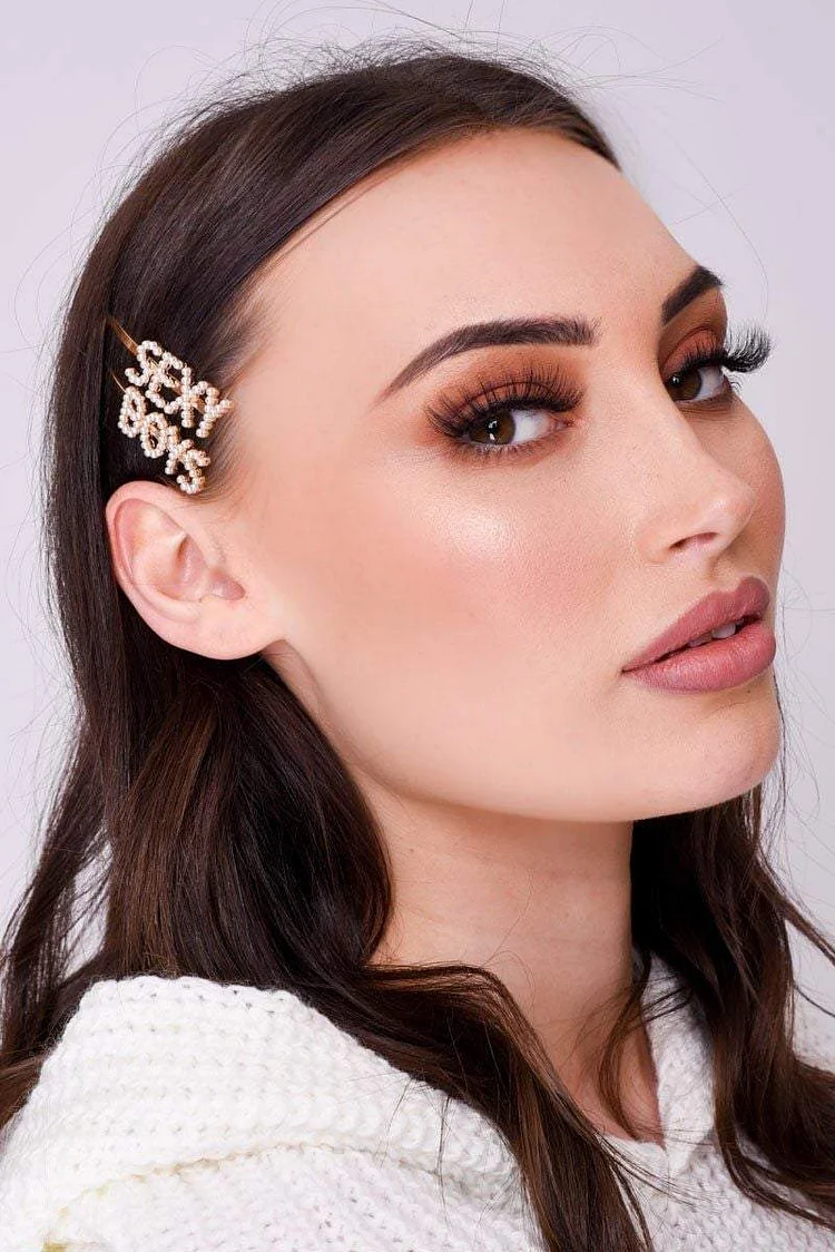 Victoria 'Boys' Pearl Hair Slide Katch Me