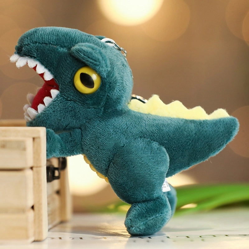 Creative Dinosaur Plush Toy Tyrannosaurus Rex Toy Keychain Bag Pendant Small Doll Machine Doll