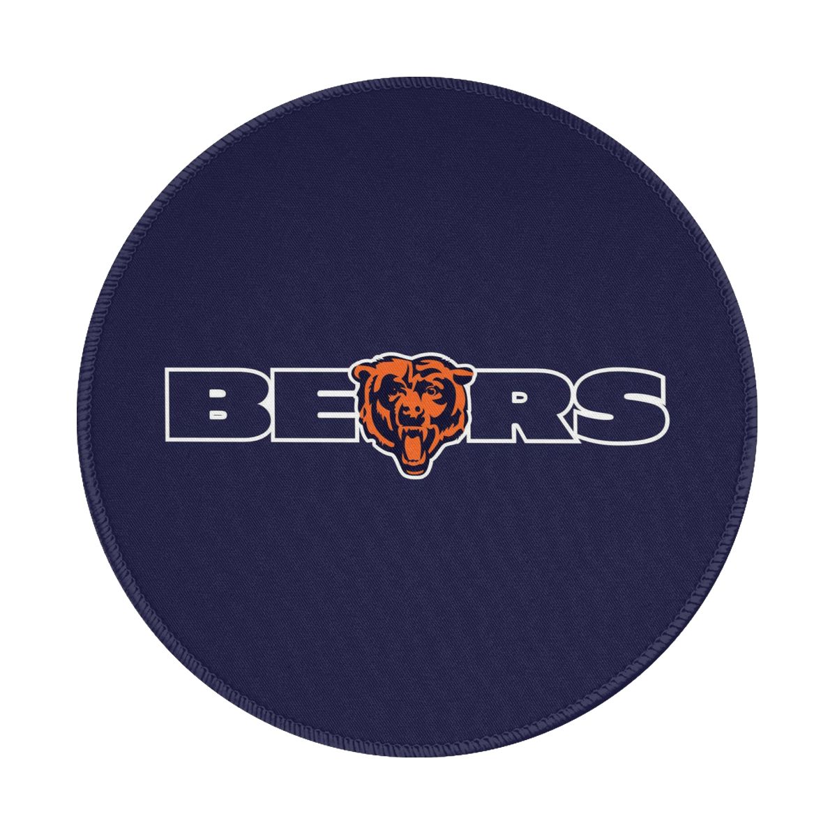Chicago Bears Purple Round Non-Slip Thick Rubber Modern Gaming Mousepad