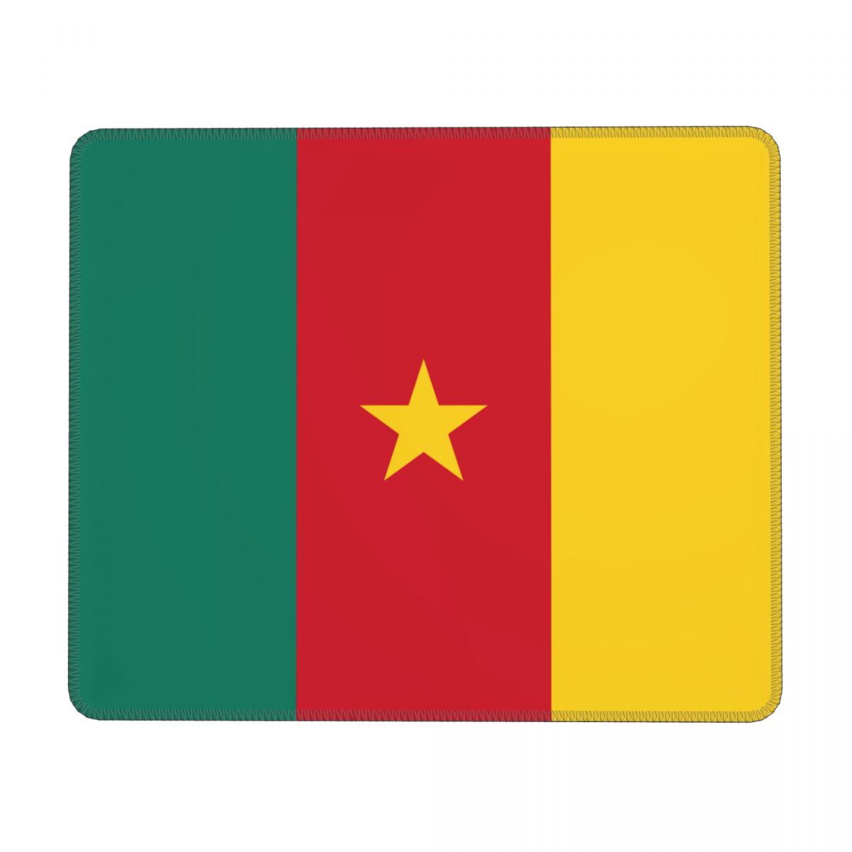Cameroon Flag Square Mouse Pad for Wireless Mouse