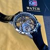 Excalibur Rddbex0393 SS Skeleton Dial on Black Leather Strap Tourbillon 42mm Super Clone