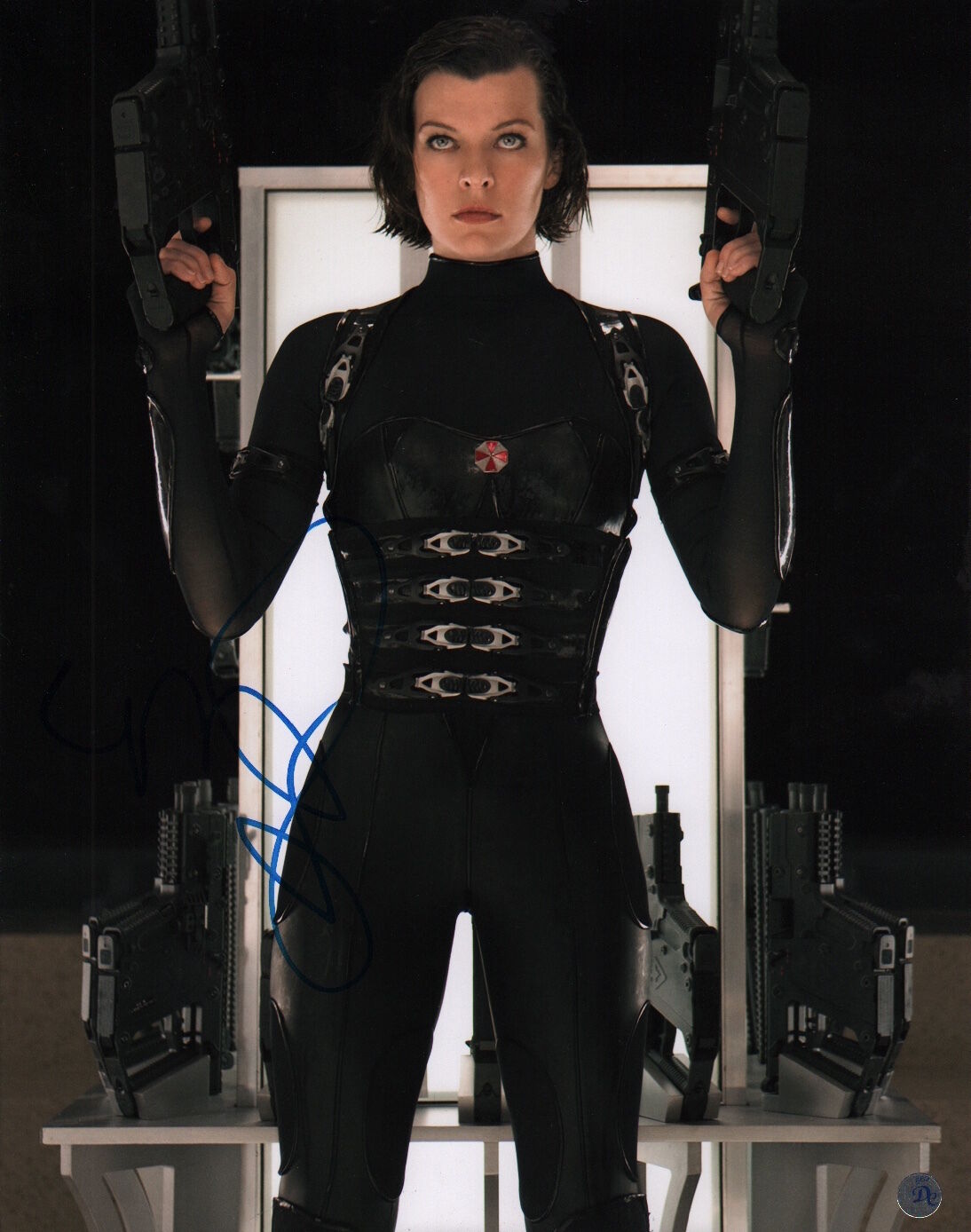 Milla Jovovich (Resident Evil) signed 11x14 Photo Poster painting