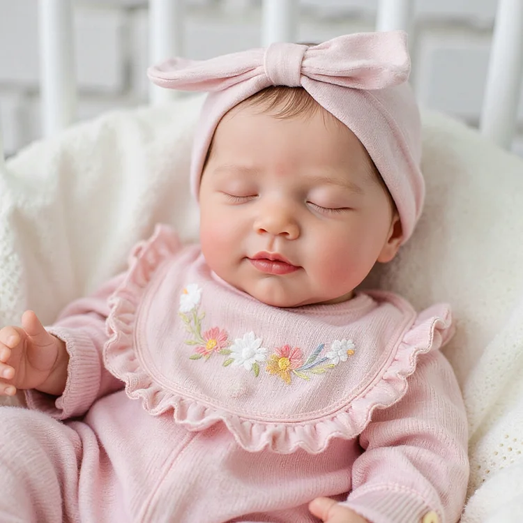 Babeside Sleeping Reborn Baby Liya 20" Little Infant Girl Building Lovely Memories