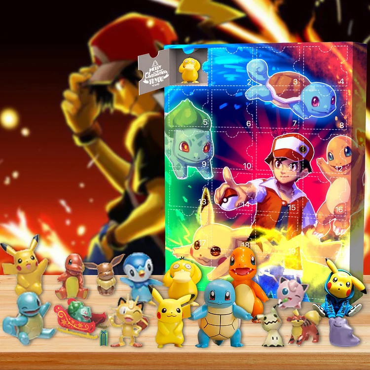Pokémon Advent Calendar -- The One With 24 Little Doors