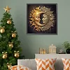 Sun Moon-Full Round Diamond Painting 30*30CM