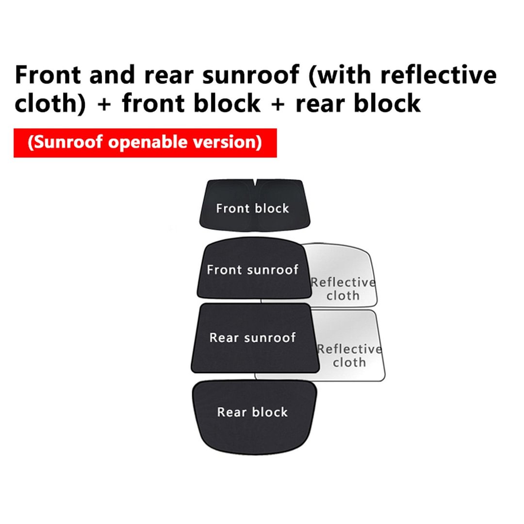 Tesla Model S Sunroof Sunshades For Openable Sunroofs And Panoramic