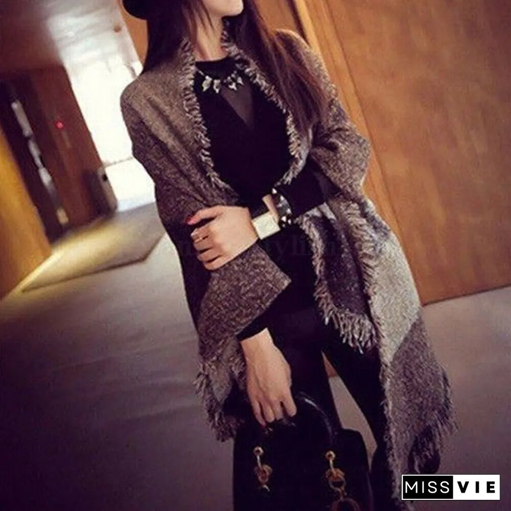 Women Long Scarves Cashmere Winter Soft Warm Scarf Wrap Shawl Plaid Scarf Scarves Wraps Accessories