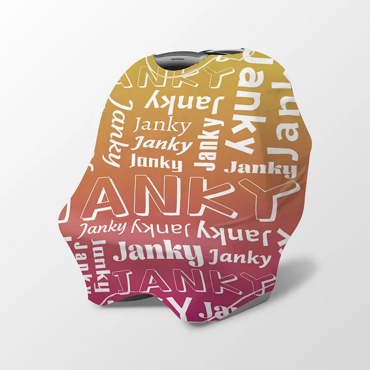 Personalized Baby Name Car Seat Canopy | Canopyl259