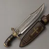 Full Tang Bowie k&eacute;s - Egyedi t&uacute;l&eacute;lők&eacute;s DK-032