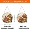 XMAS DIY Acrylic Special Shape Diamond Painting Hanging Pendant Hanging Kit