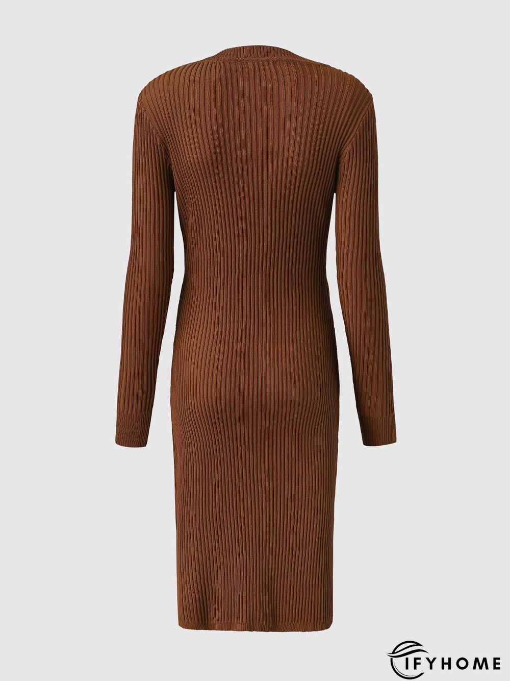 Fall Lady Elegant Lady Asymmetric Date Daily Mid-weight Sweater | IFYHOME