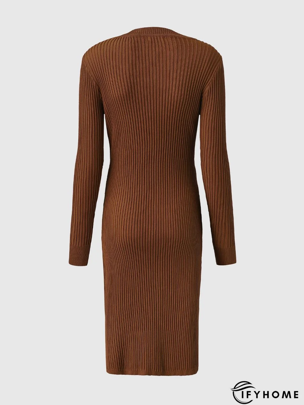 Fall Lady Elegant Lady Asymmetric Date Daily Mid-weight Sweater | IFYHOME