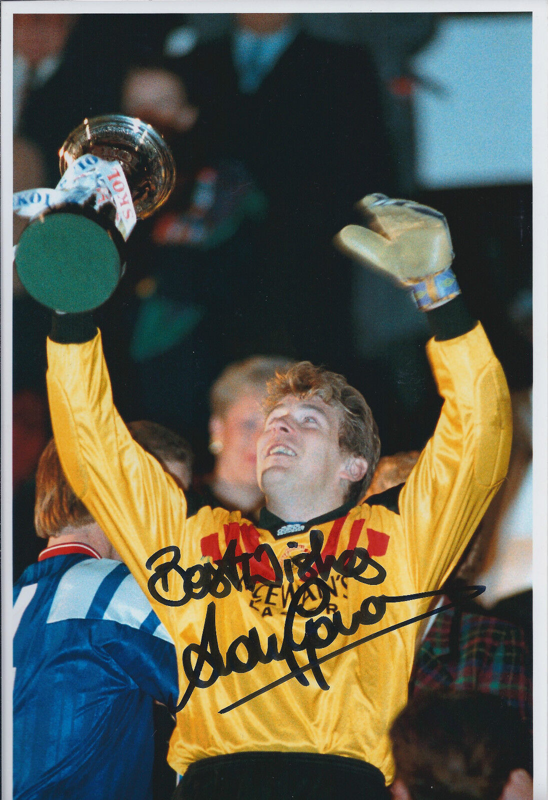 Andy GORUM SIGNED Autograph Photo Poster painting AFTAL COA Glasgow Rangers Authentic Goalkeeper