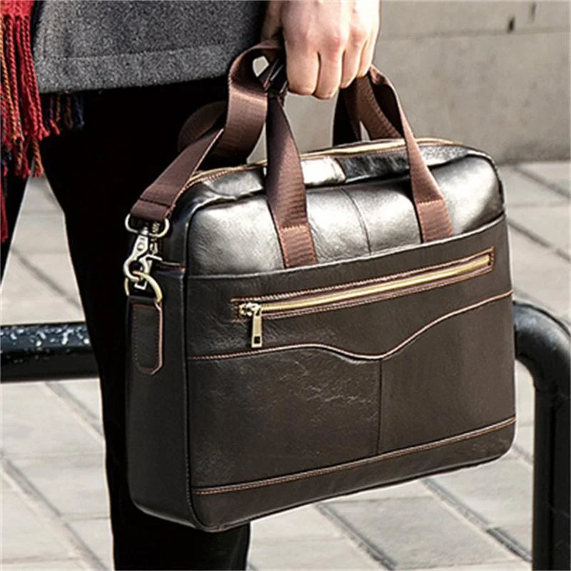 Exquisite Handbag Business Large-Capacity Messenger Bag