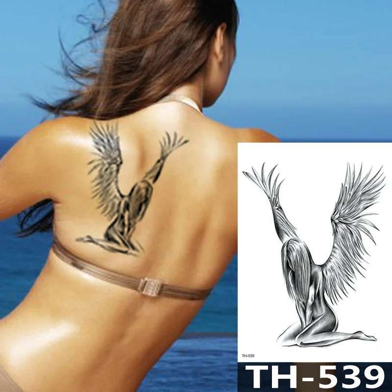 Waterproof Temporary Tattoo Sticker Animal Leopard Flash Tattoos Wolf Rose Flower Body Art Arm Fake Tatoo Women Men