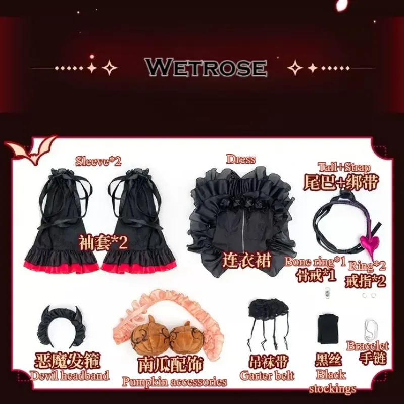 [Wetrose] In Stock Little Devil Lolita Dress Cosplay Costume Halloween