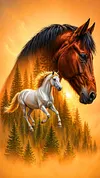 Luxury AB Velvet Diamond Painting Kit - Horse