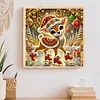Christmas Deer - Diamond Painting - Partial Special Shaped Drill(Canvas|30*30cm)